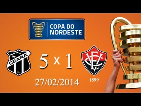 (CEARÁ 5x1 VITÓRIA - 27/02/2014): assista aos melhores momentos.