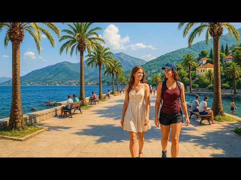 Herceg Novi, Montenegro: A Beautiful Coastal Walking Tour 4K