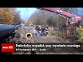 Wideo: miertelny wypadek przy wymianie rurocigu w Lubinie