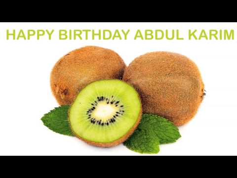 AbdulKarim   Fruits & Frutas - Happy Birthday