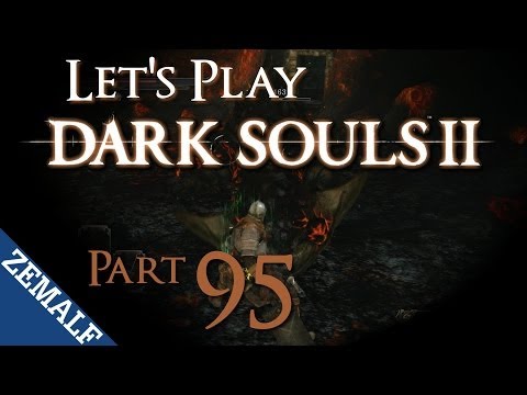 Let's Play Dark Souls 2 - Part 95 - Fire Lizards of Cardinal Tower [BLIND]