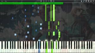 [Synthesia] ZAQ - VOICE (Piano) (Opening) [Chuunibyou Demo Koi ga Shitai! Ren]