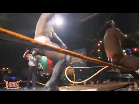 Ken Broadway - Double Knee Backbreaker (Link to Match in Description)