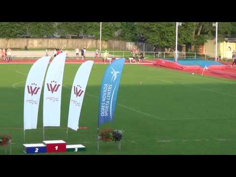 Latvijas čempionāts vieglatlētikā 2016 (Ogre) 4x100m vīrieši 2. skrējiens
