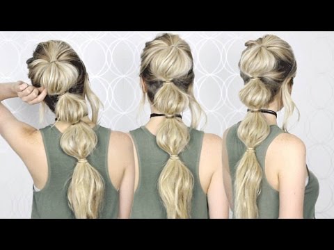 HOW TO: Easy Bubble Ponytail | MEDIUM, LONG HAIR