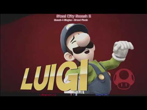 Steel City 2 - Smash 4 Singles - Grand Finals - LilBigham (Luigi) vs MopN (Roy, Marth)