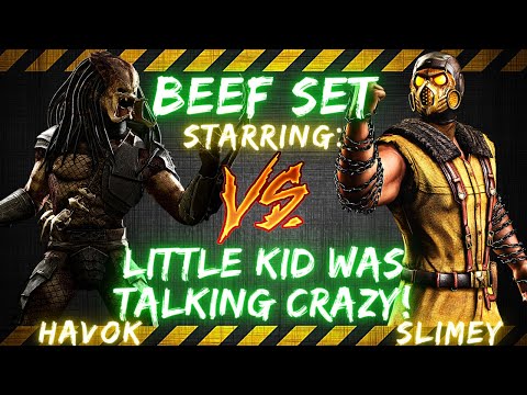 BEEF SET ft. Slimey vs Havok +High Level Koth! | LITTLE KID WAS TALKING CRAZY