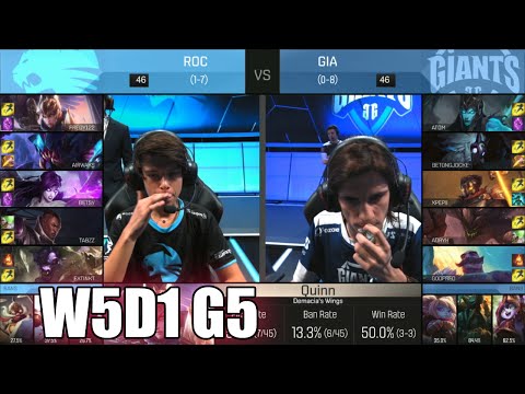ROCCAT vs GIANTS | Week 5 Day 1 S6 EU LCS Spring 2016 | ROC vs GIA G1 W5D1