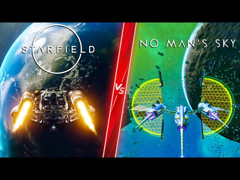 Starfield vs No Man's Sky - Direct Comparison! Attention to Detail & Graphics! (4K 60FPS HDR)
