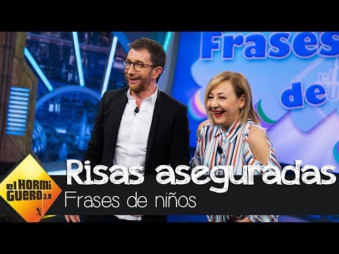 Carmen Machi y Pablo Motos traen las frases de los más pequeños - El Hormiguero 3.0