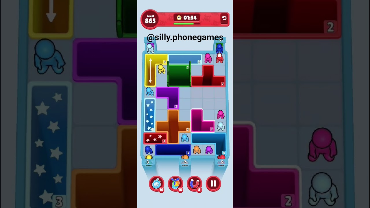 Drop Away Level 865 Walkthrough Solution