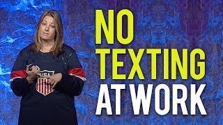 Texting at Work - Give Feedback that Says Put Your Phone Away at Work