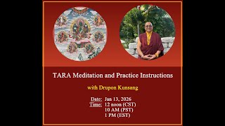 TARA Meditation and Practice Instructions - with Drupon Kunsang (13_Jan_2026) (German & English)