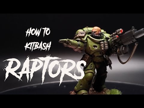 Kitbashing a Raptors Space Marine for Warhammer 40k