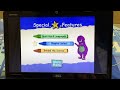 Barney Let S Play School 1999 2009 DVD Menu Walkthrough