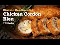 Chicken Cordon Bleu | Chicken Roulade | Cheese Stuffed Chicken | Continental Recipes | Cookd
