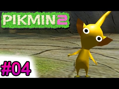 Pikmin 2 100% Walkthrough Day 4 - Perplexing Pool 1 (4K)