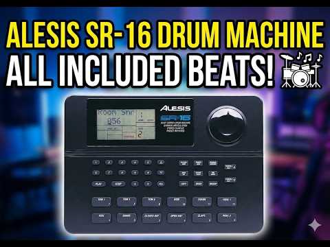 Alesis SR16 Drum Machine - let's hear all the included beats