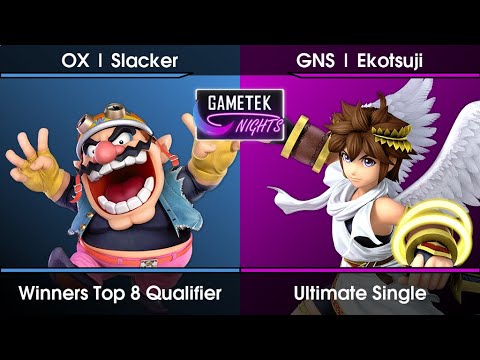 Gametek Night 2023.07 - Slacker (Wario) Vs. Ekotsuji (Pit) SSBU Ultimate Tournament