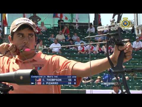 Cody Thompson v Jean Pizarro – compound junior men gold | World Archery Youth Championships 2009