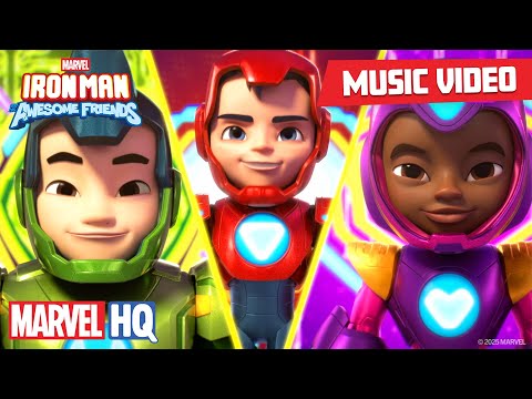 Marvel's Iron Man and his Awesome Friends Theme Song - Extended 🎵😎🎸 |  @MarvelHQ @disneyjr