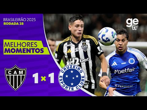 Gols e lances de Atlético Mineiro x Cruzeiro