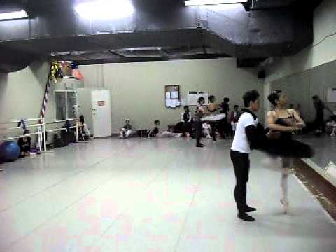Rehearsal Nutcracker Pas de deux Act 2