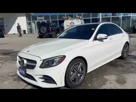 2019 Mercedes-Benz C-Class C 300 4MATIC Sedan in White for sale at Pine Tree Ford in Woodbridge, ON