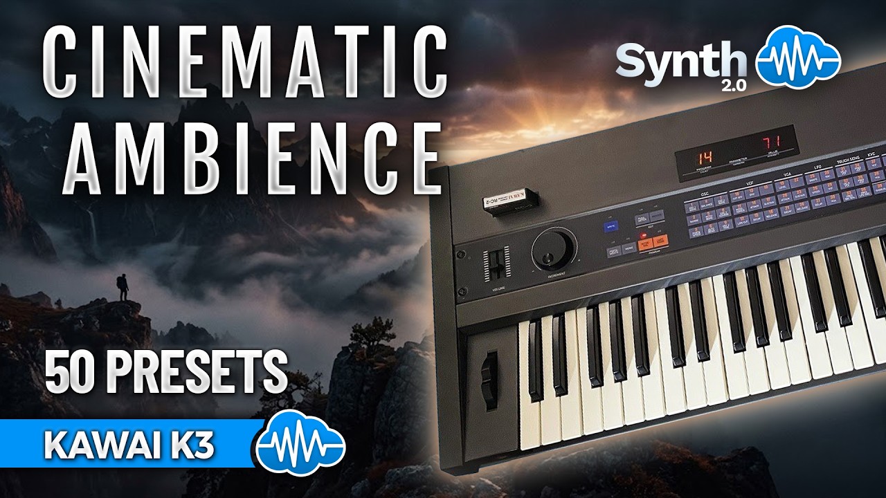 LFO200 - Cinematic Ambience - Kawai K3 ( 50 presets ) - Video Preview 1