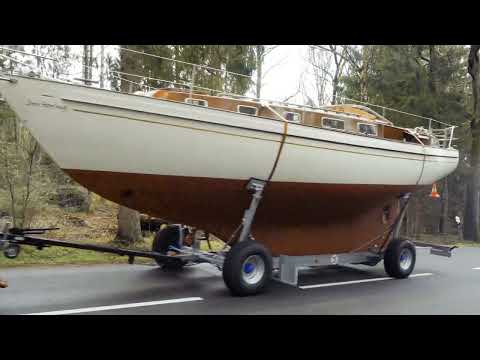 Bootstransport von der VINDÖ 50 SL mit dem DEUTZ D50s von Bavendorf nach Lauenburg/Elbe