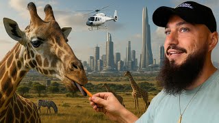 The Modern Side Of Nairobi, Kenya — Giraffe Feeding, Galleria Shopping Mall, Touristic Market 🇰🇪
