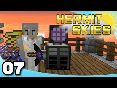 Hermit Skies - Ep. 7: Applied Energistics & Flight Rings!