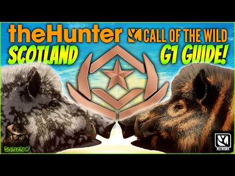 Day 1 Great One Wild Boar Guide For Tòrr nan Sithean Scotland! The Hunter Call of the wild