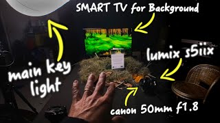How To Film an BOOK Promotional Ad | Lumix S5iix + $100 Canon 50mm F1.8