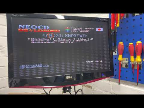 Neo Geo CD SD Loader Startup
