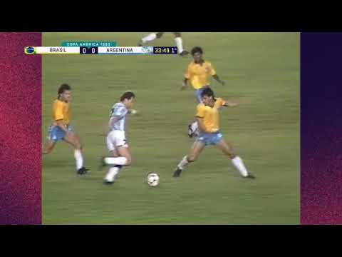 Brasil 2x0 Argentina   Fase final   Copa América 89