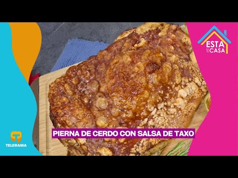  Pierna de cerdo con salsa de taxo