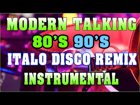 NONSTOP MODERN TALKING INSTRUMENTAL ITALO DISCO REMIX || Best Of 80s Disco Instrumental Speaker Test