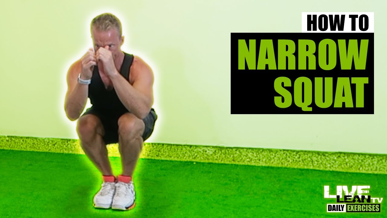 Narrow Stance Squat