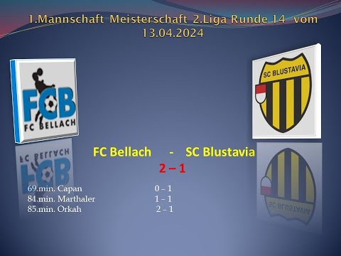 1.Mannschaft Meisterschaft 2.Liga FC Bellach - SC Blustavia