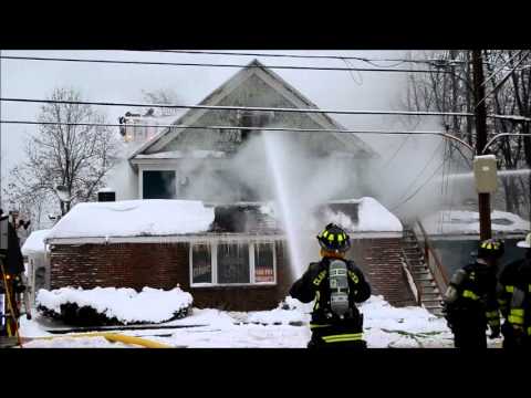 Clarence Center NY FD 2 Alarm Structure Fire - 7675 Goodrich rd
