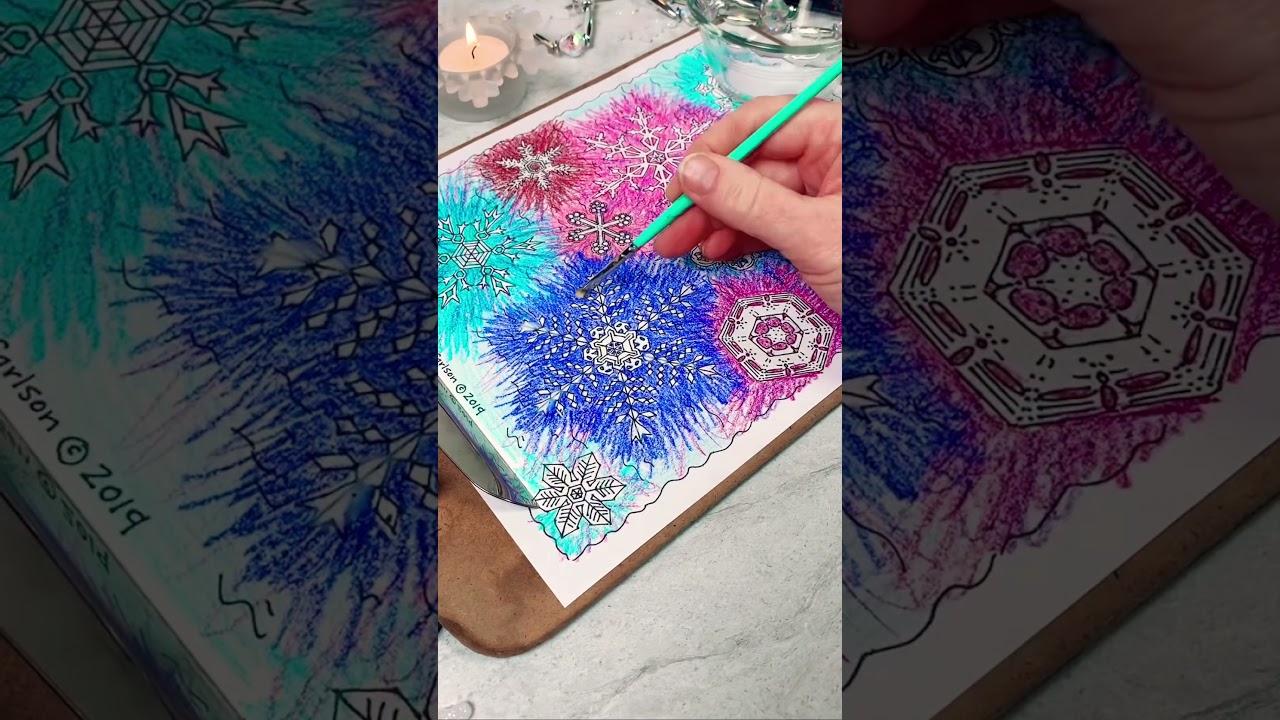 Printable Winter Snowflake Coloring Page #shorts #youtubeshorts #coloringpages #download #snowflake