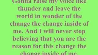 The Change Inside of Me-MercyMe