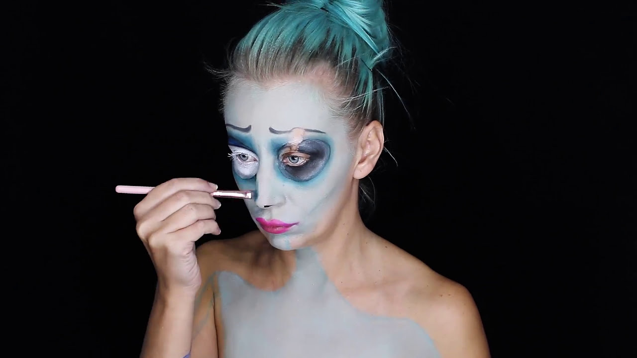 body painting corpse bride halloween special by kika studio