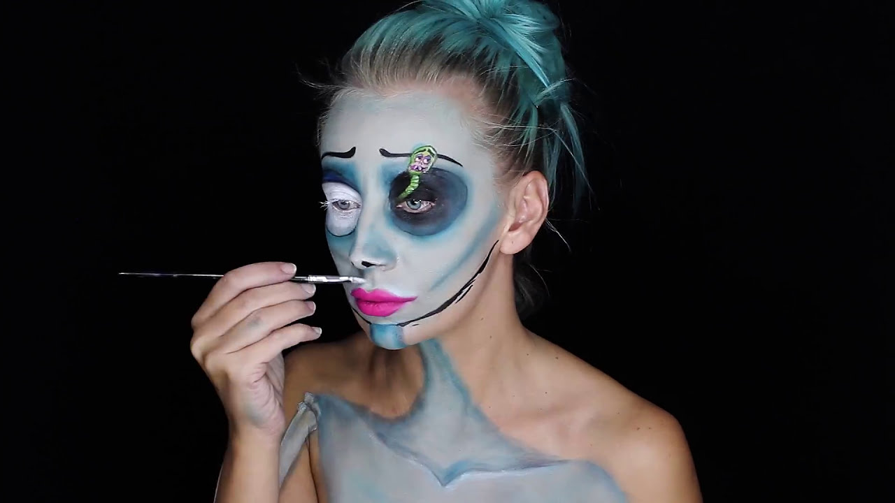 body painting corpse bride halloween special by kika studio