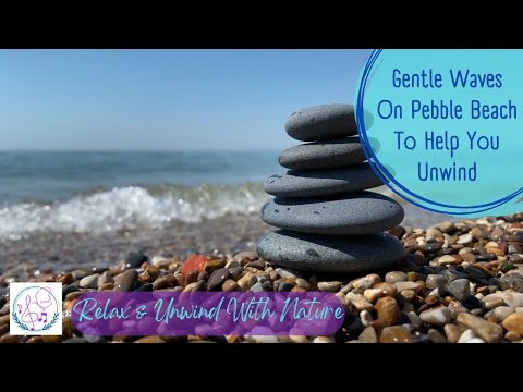 Gentle Waves On Pebble Beach | Relaxing Ocean Sounds For Meditation | Calm Sea To Help You Sleep