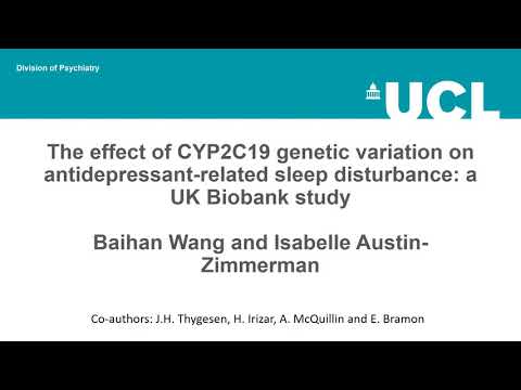 Effect of CYP2C19 genetic variation on antidepressant-related sleep disturbance: UK Biobank study