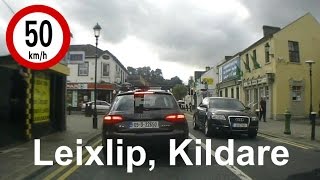 Driving in Ireland - Leixlip Town, Kildare