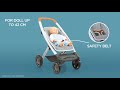 Smoby Maxi Cosi Quinny 3in1 lėlės vežimėlis