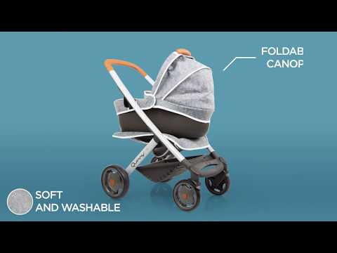 Smoby Maxi Cosi Quinny 3in1 lėlės vežimėlis video